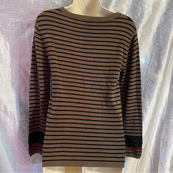 Kookai SZ T1 (Small) jersey with lace and embroidered details GUC, boho, grunge - Picture 4 of 9